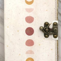 Bohemian Moon Blank Leather Journal-Earth Fairy Holistics
