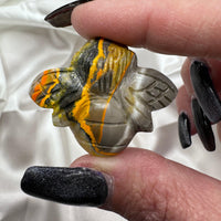 Bumblebee Jasper Bee Carving-Earth Fairy Holistics