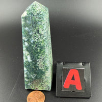 Moss Agate Obelisk Towers-Earth Fairy Holistics
