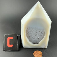 Druzy Agate Tower-Earth Fairy Holistics