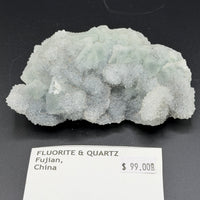 Fluorite & Quartz Specimen-Earth Fairy Holistics