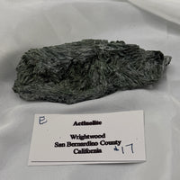 Actinolite Specimens