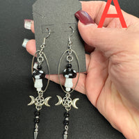 Runes & Remains Earrings-Earth Fairy Holistics