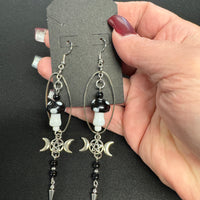 Runes & Remains Earrings-Earth Fairy Holistics