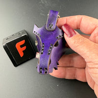 Spirit Wolf Leather Dragon Head Keychains