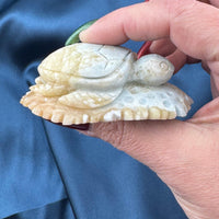 Dumortierite Sea Turtle Carving-Earth Fairy Holistics