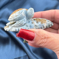 Dumortierite Sea Turtle Carving-Earth Fairy Holistics