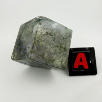 Moss Agate Cube-Earth Fairy Holistics