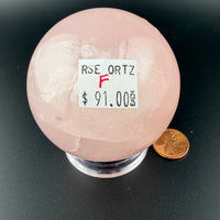 Rose Quarts Spheres