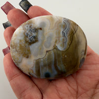 8th Vein Ocean Jasper Palm Stones-Earth Fairy Holistics