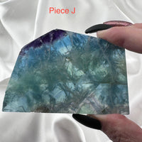 Feather Fluorite Slabs-Earth Fairy Holistics
