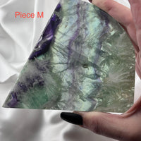 Feather Fluorite Slabs-Earth Fairy Holistics