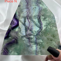Feather Fluorite Slabs-Earth Fairy Holistics