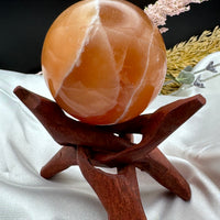 Honey Calcite Spheres-Earth Fairy Holistics