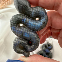 Labradorite Snake Carving-Earth Fairy Holistics