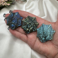 Labradorite Spider Carving-Earth Fairy Holistics