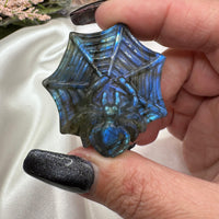 Labradorite Spider Carving-Earth Fairy Holistics