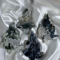 Moss Agate Maple Leaf-Earth Fairy Holistics