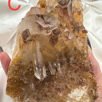 Sunset Phantom Quartz Clusters-Earth Fairy Holistics