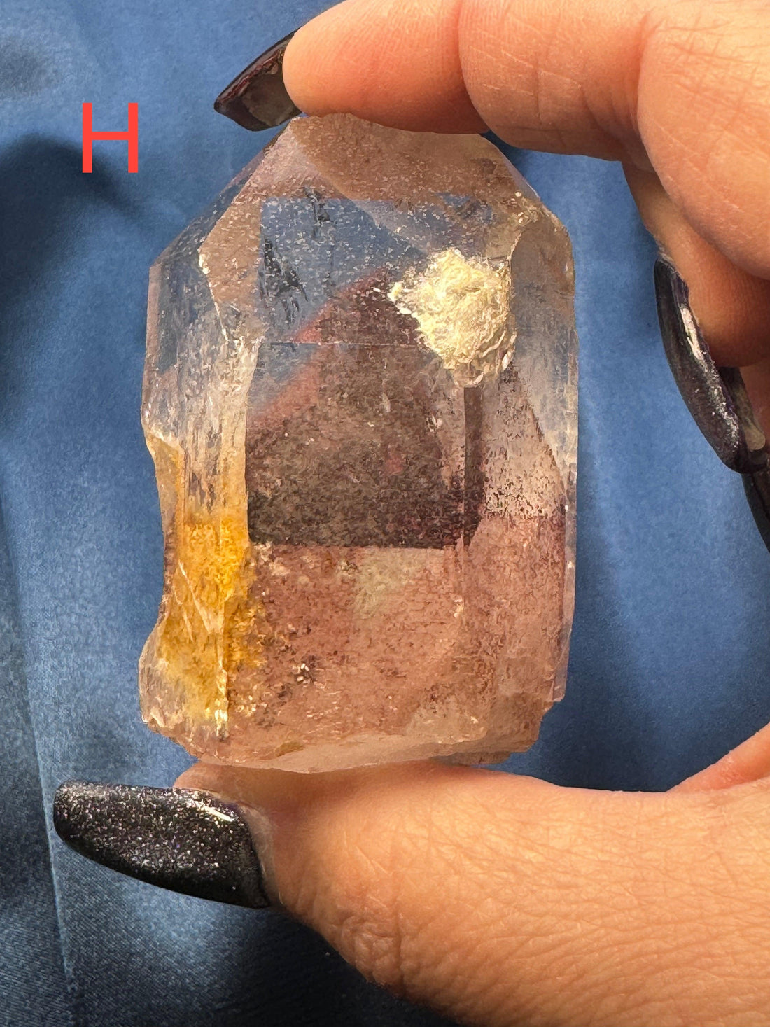 Phantom Quartz Rough Points (Large)-Earth Fairy Holistics