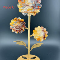 Sunflowers on Stand (Various Stones)-Earth Fairy Holistics