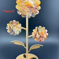 Sunflowers on Stand (Various Stones)-Earth Fairy Holistics