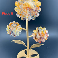 Sunflowers on Stand (Various Stones)-Earth Fairy Holistics