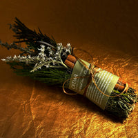 CEDAR SMOKE CLEANSING STICK + Rosemary, Thyme + Cinnamon-Earth Fairy Holistics