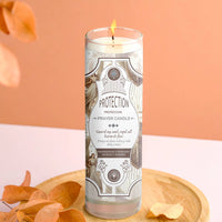 Prayer Candle - Protection (8 in., 9.5 oz.)-Earth Fairy Holistics