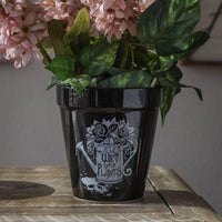 "Wet Your Plants" Planter Pot-Earth Fairy Holistics