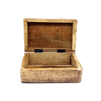 Wooden Storage Box (6 x 4 in.) - Pink Celestial (Brown)-Earth Fairy Holistics