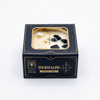 Tourmaline Crystal Smudge Candle-Earth Fairy Holistics