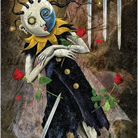 Deviant Moon Tarot Borderless Miniature Edition-Earth Fairy Holistics