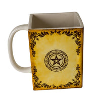 Book of Grimoire Spells Book-Shaped Mug-Earth Fairy Holistics