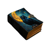 New Raven Leather Journal Gothic Book Grimoire Tarot Journal-Earth Fairy Holistics