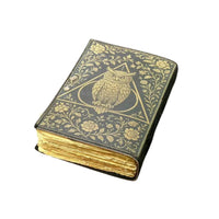 Owl Tarot Leather Journal Grimoire Notebook Diary Cover-Earth Fairy Holistics