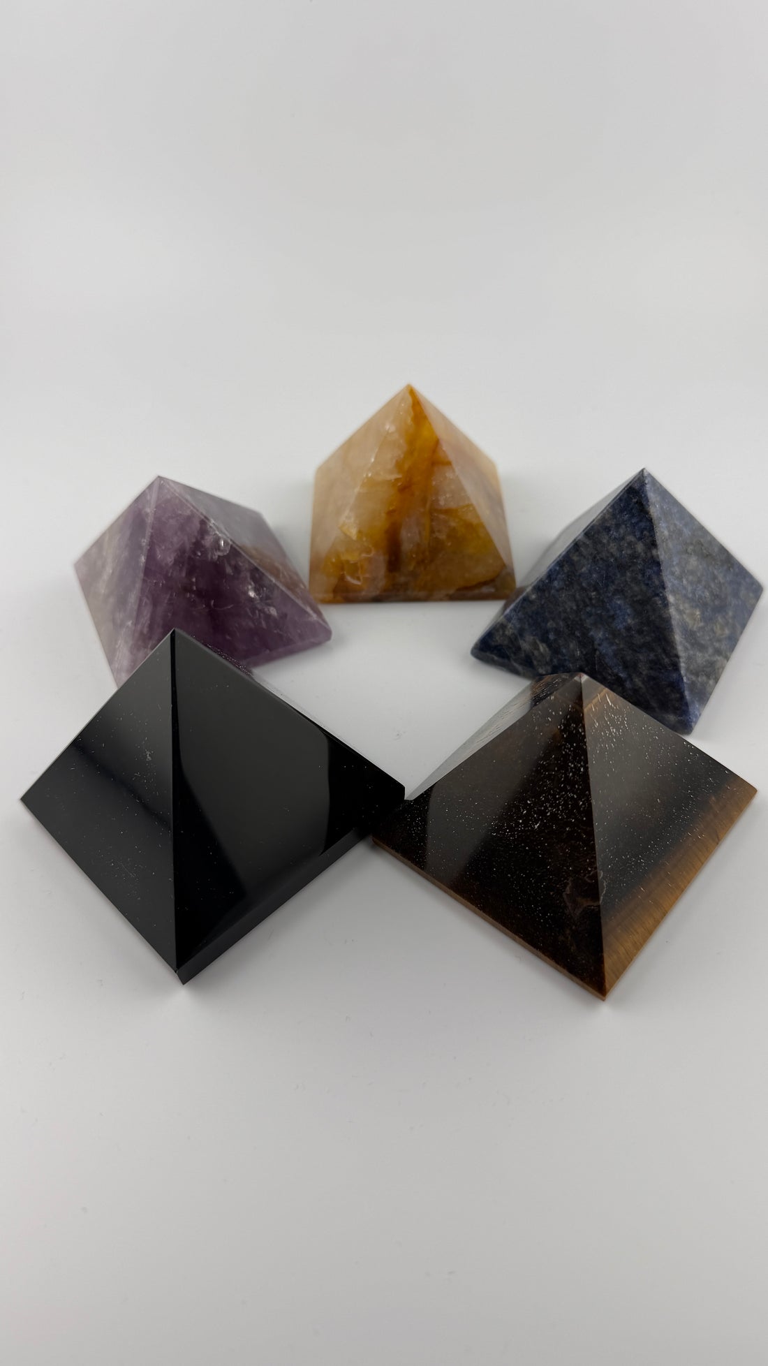 Crystal Pyramids (Various Stones)-Earth Fairy Holistics