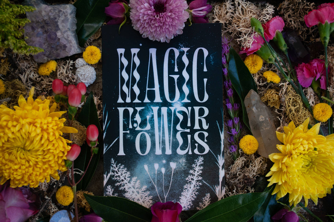 Magic Flowers - Softcover Full Color Book and Bookmark-Earth Fairy Holistics