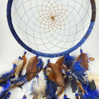 Spirit Wolf Dreamcatchers/Leather Keychains-Earth Fairy Holistics