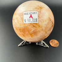 Rose Quartz with Hematoid Spheres-Earth Fairy Holistics