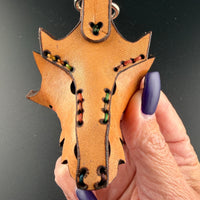 Spirit Wolf Dreamcatchers/Leather Keychains-Earth Fairy Holistics