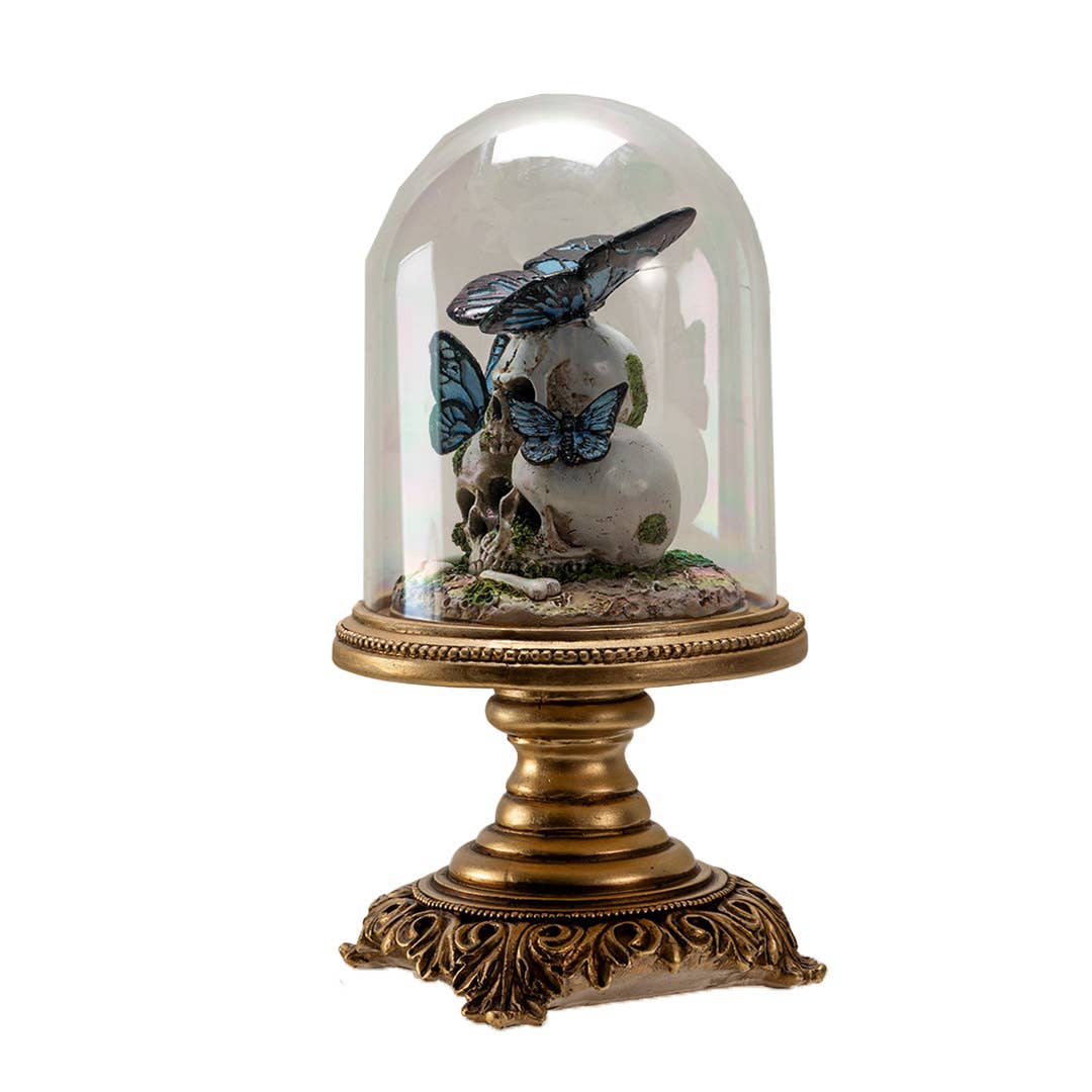 16273 Butterfly Skull Cloche-Earth Fairy Holistics