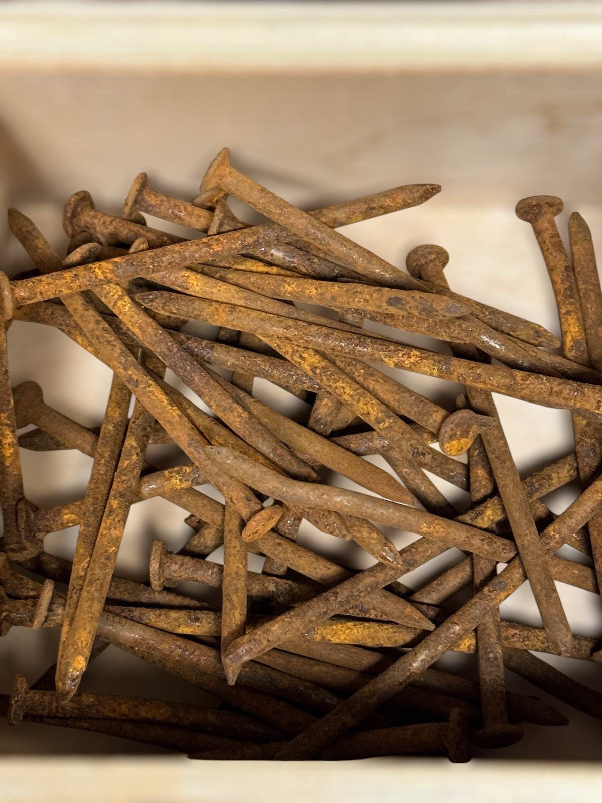 Rusty Barn Wood Nails – Aged Relics of Power and Protection-Earth Fairy Holistics