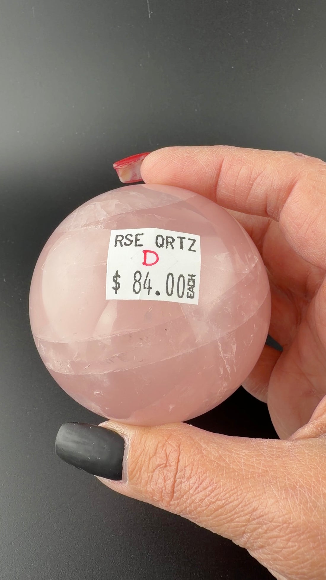 Rose Quarts Spheres