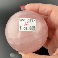 Rose Quarts Spheres