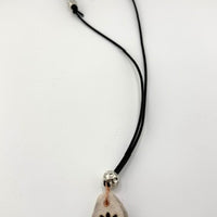 Deer Antler Bone Carved Algiz Rune Necklace