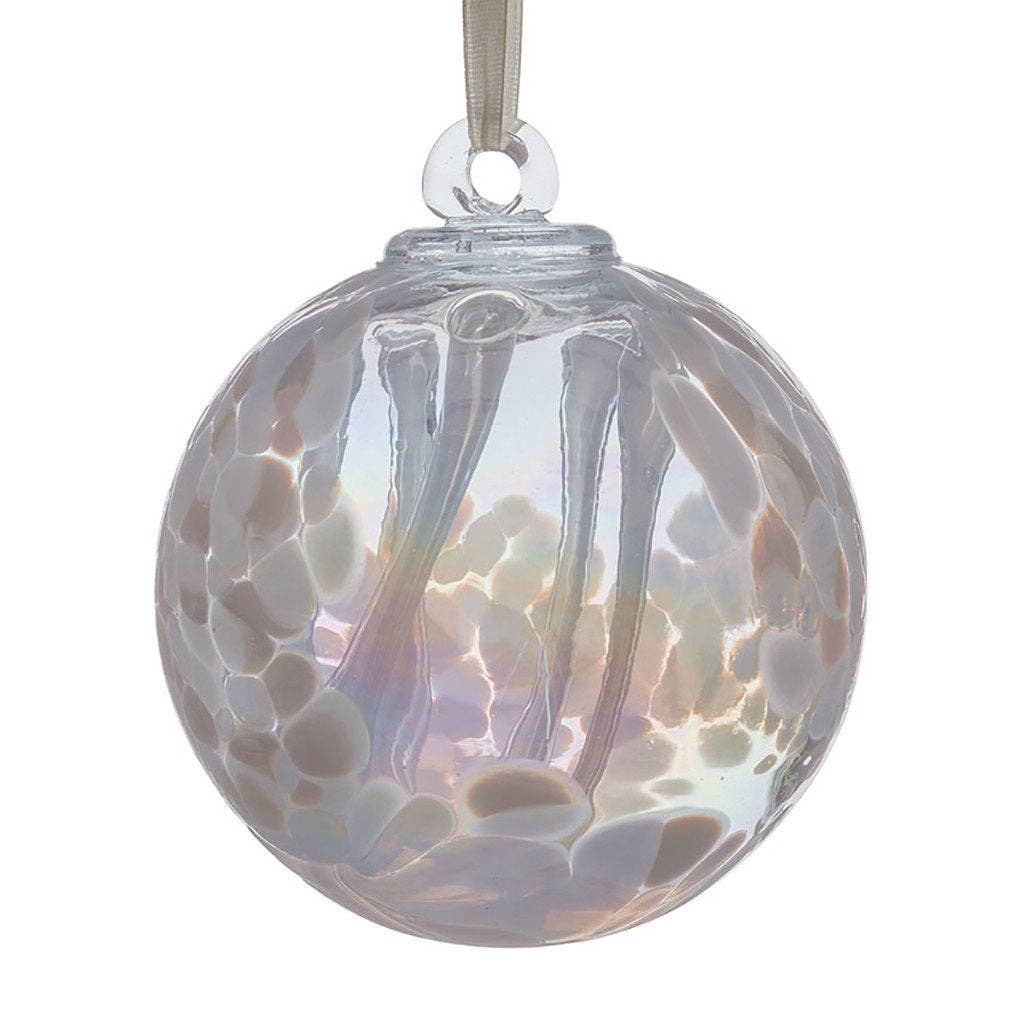 Witch's Ball (Spirit Ball) - White (10cm)-Earth Fairy Holistics