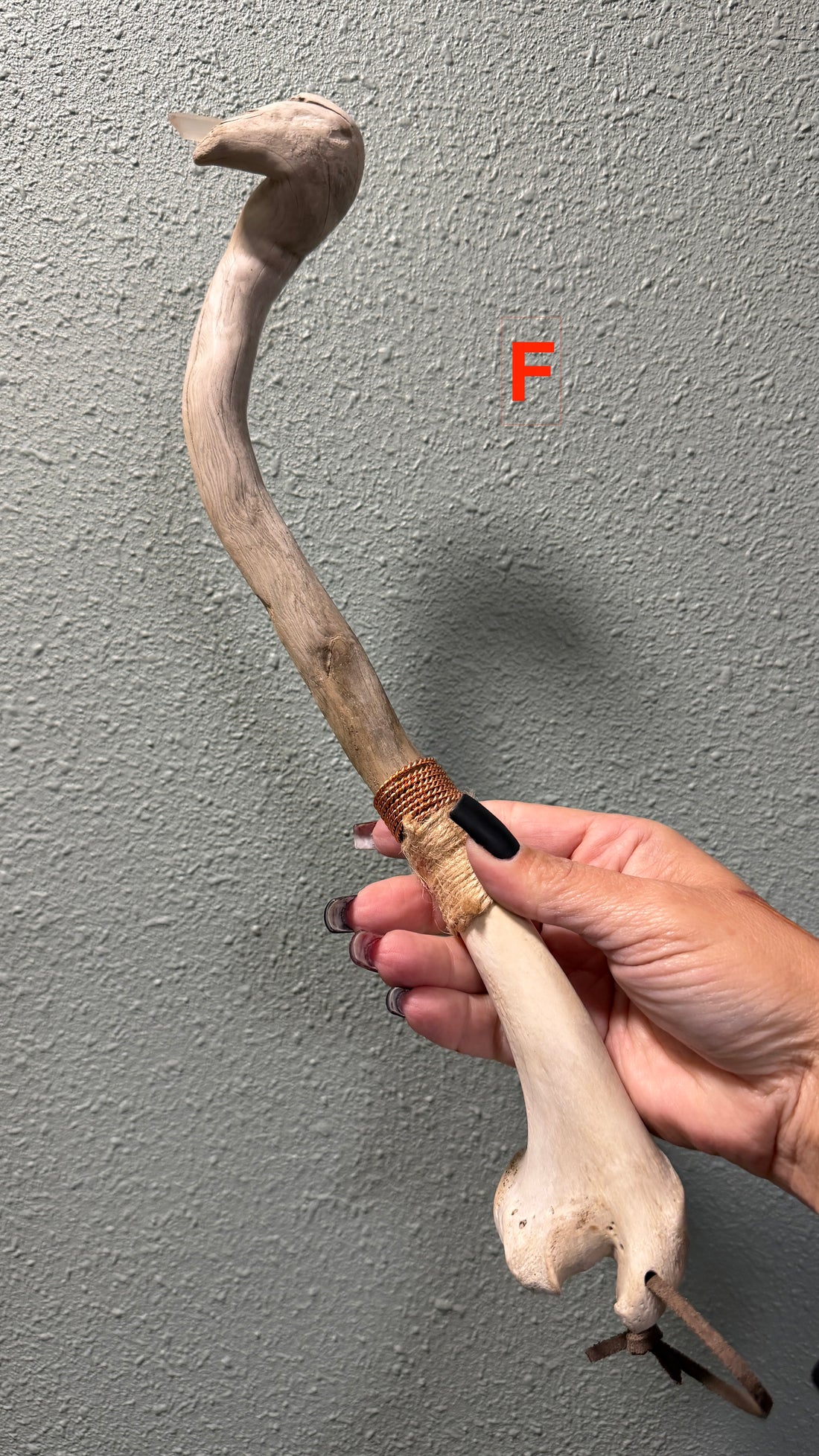 Deer Bone & Clear Quartz Handmade Wands (Various Options)-Earth Fairy Holistics