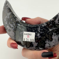 Indigo Gabbro Crescent Moons-Earth Fairy Holistics
