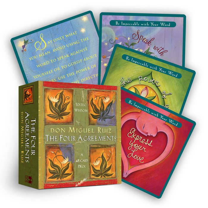 Four Agreements Cards-Earth Fairy Holistics